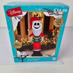 New NIB‎ Disney Jack Skellington Inflatable Yard Decor 5.5 Feet